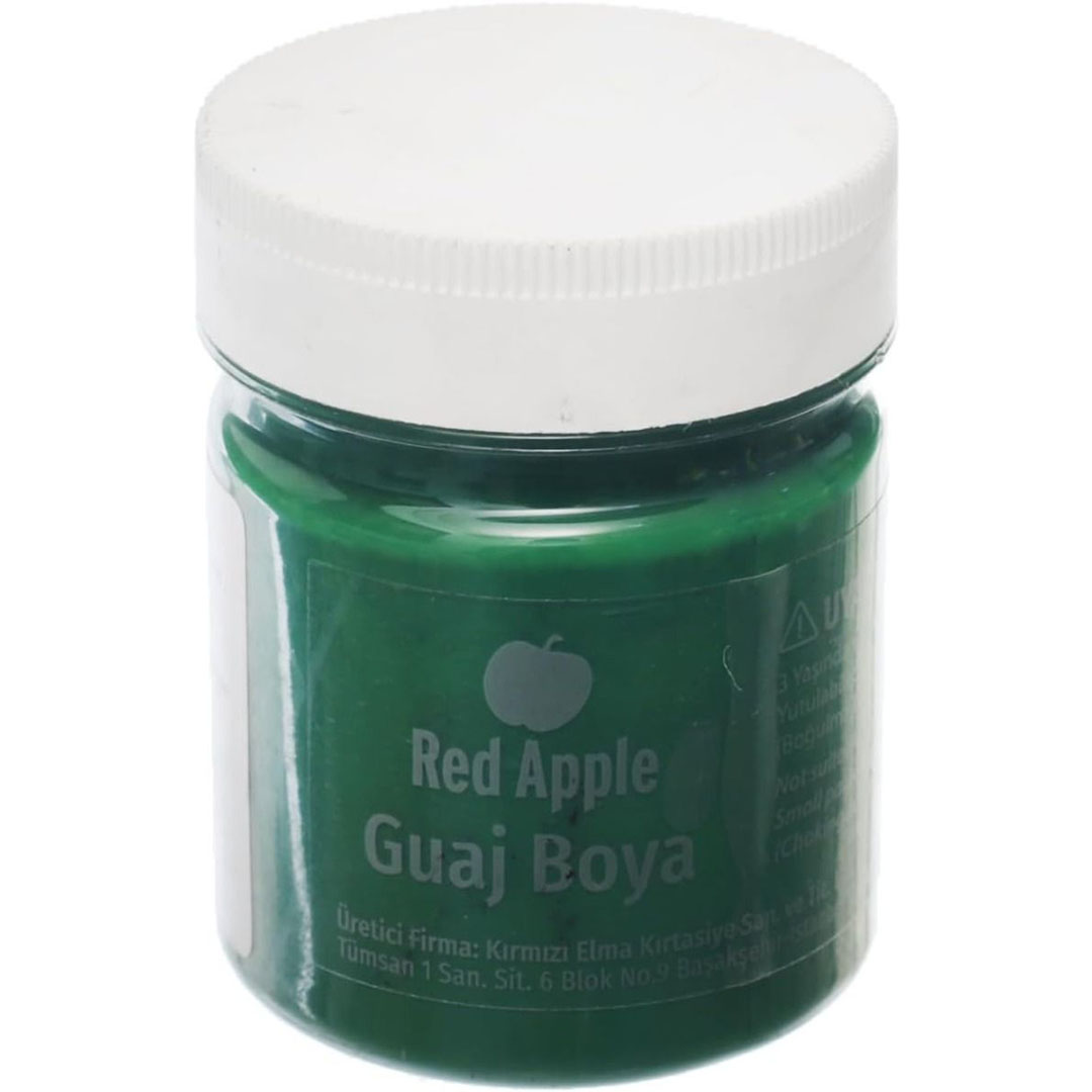 علبة لون جواش أحمر تفاح من ريد أبل سعة 100 مل - رقم Rg100K-14