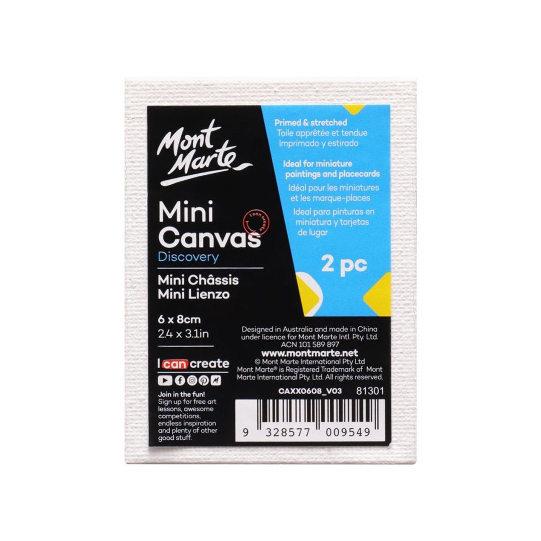 لوحة كانفس صغير من مون مارتي 6×8 سم