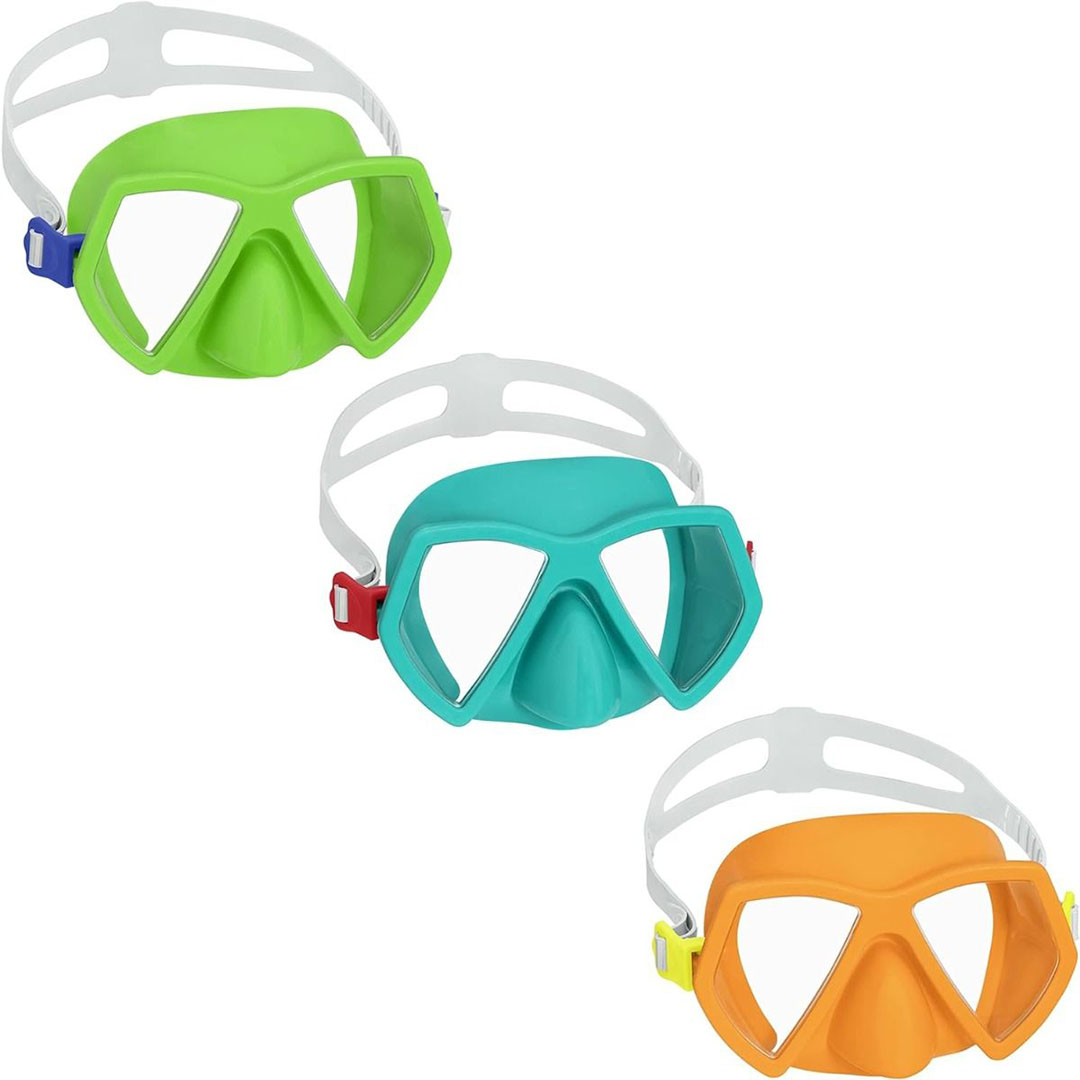 قناع سباحة بيست واي Dominator للأطفال بعمر 7+ سنوات برؤية واضحة