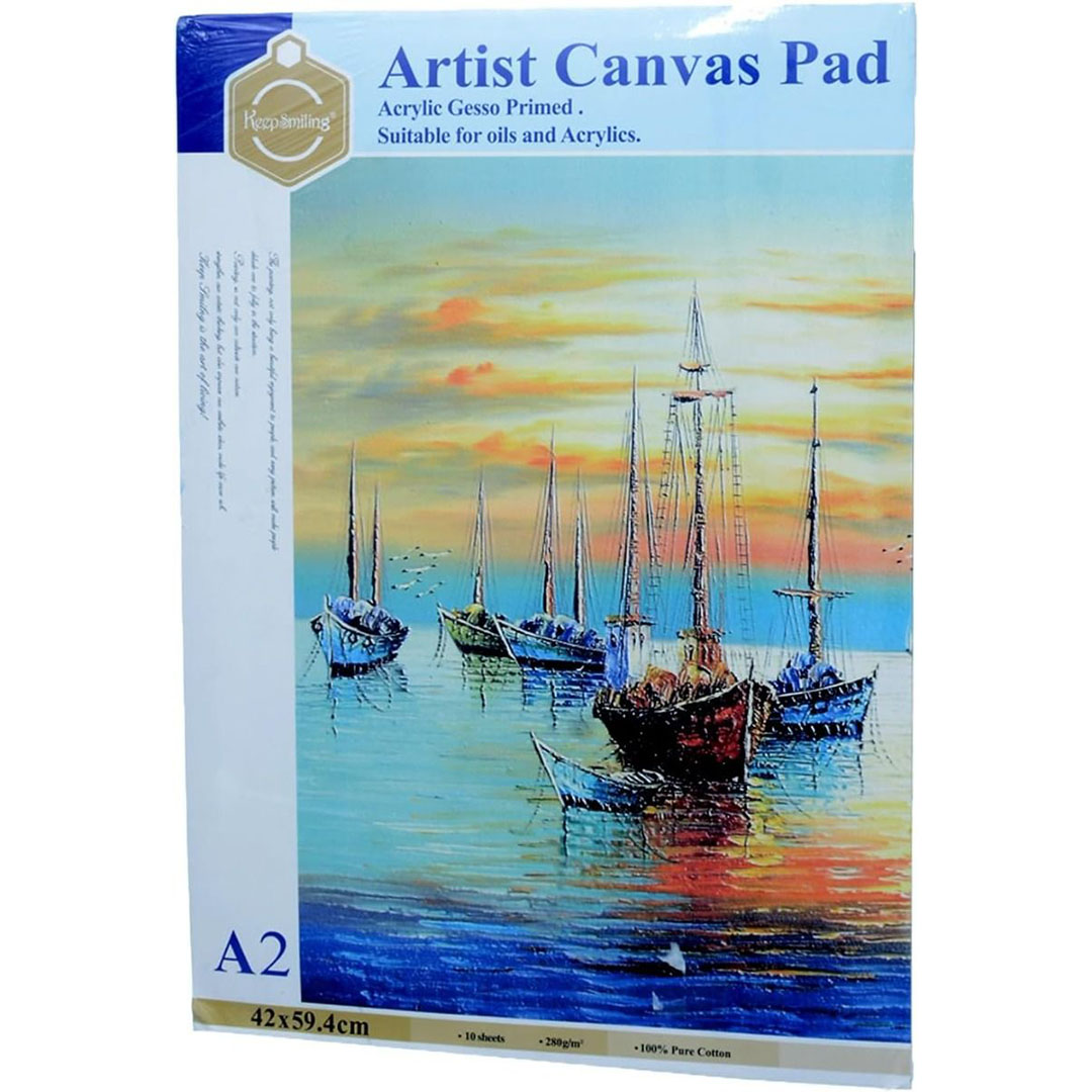 دفتر رسم كانفاس مقاس A2 من كيب سميلينج بجودة 280 غرام