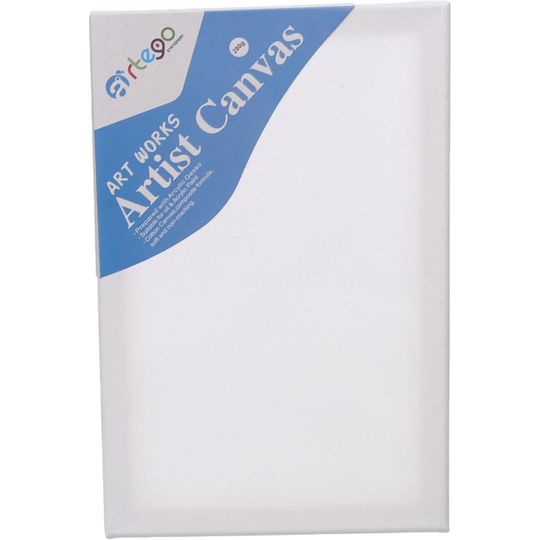 لوحة قماشية أرتغو 20x30 سم - سطح أملس للرسم الزيتي