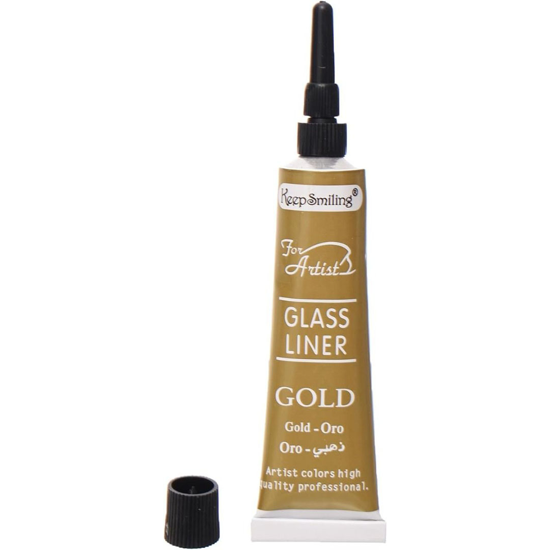 أنبوب تزيين زجاج ذهبي عالي الجودة - M83