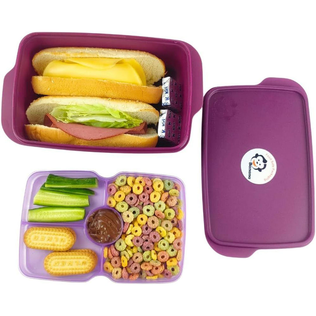 لانش بوكس - 1.5 لتر - موف