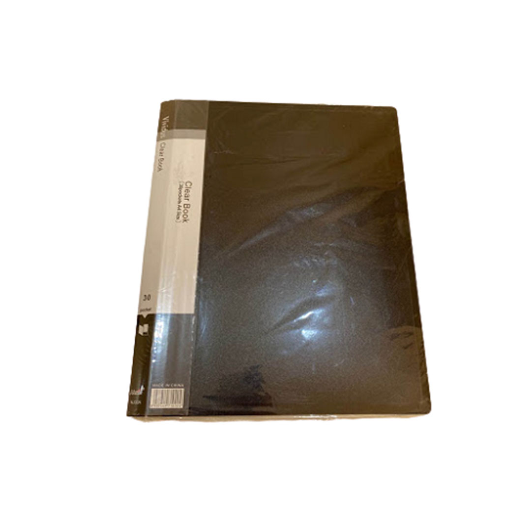 حافظة مستندات A4 شفافة - 30 جيب