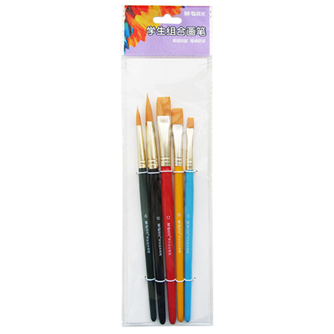 مجموعة فرش رسم تشنقوانغ - 5 قطع