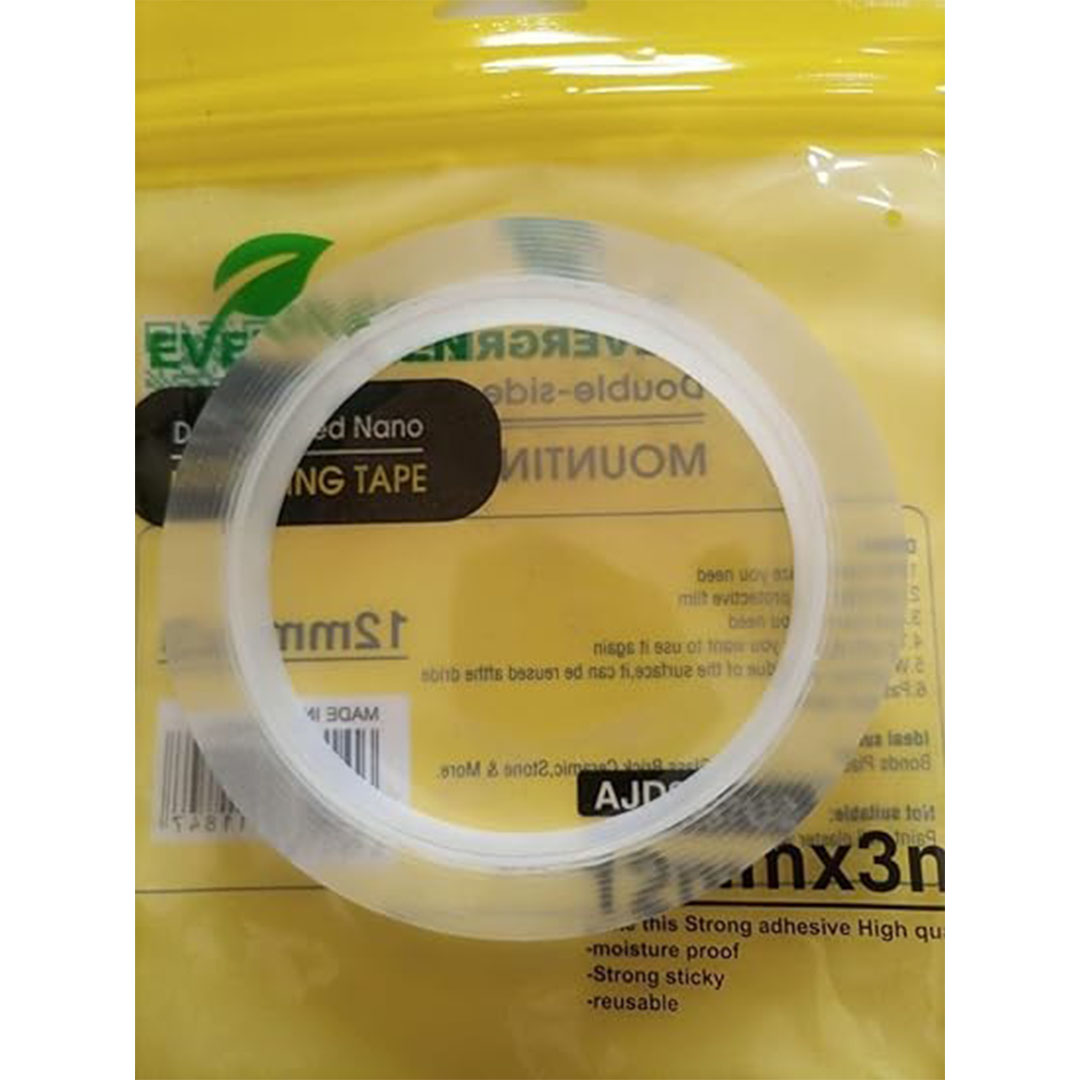شريط لصق نانو شفاف عريض إم آند جي - 36 مم × 3 م