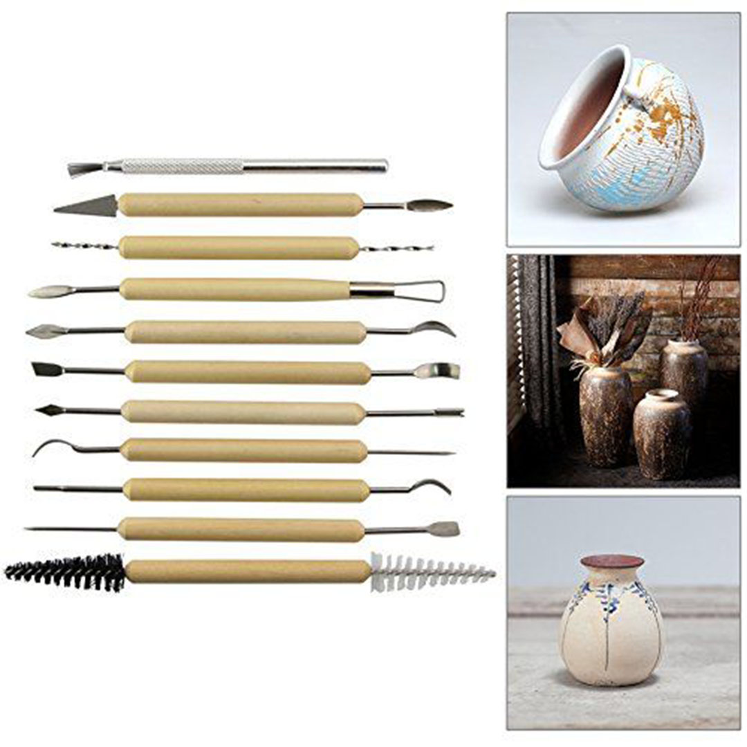 أدوات نحت الطين - 11 قطعة