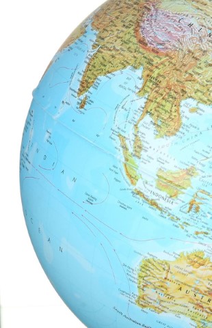 كرة أرضية لخريطة العالم - أنجليزي