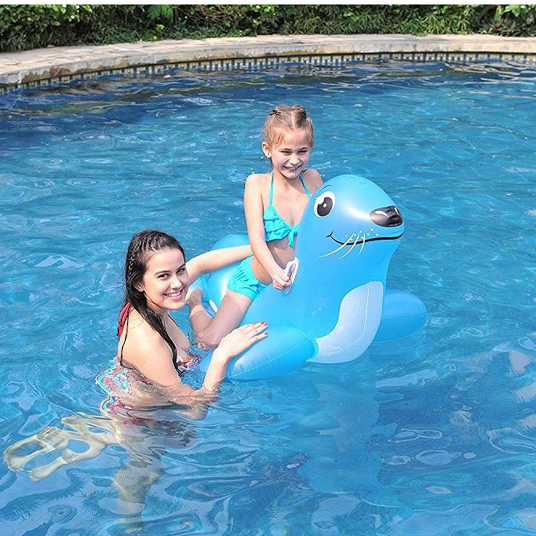 37215 عوامة للأطفال - كلب البحر - أزرق