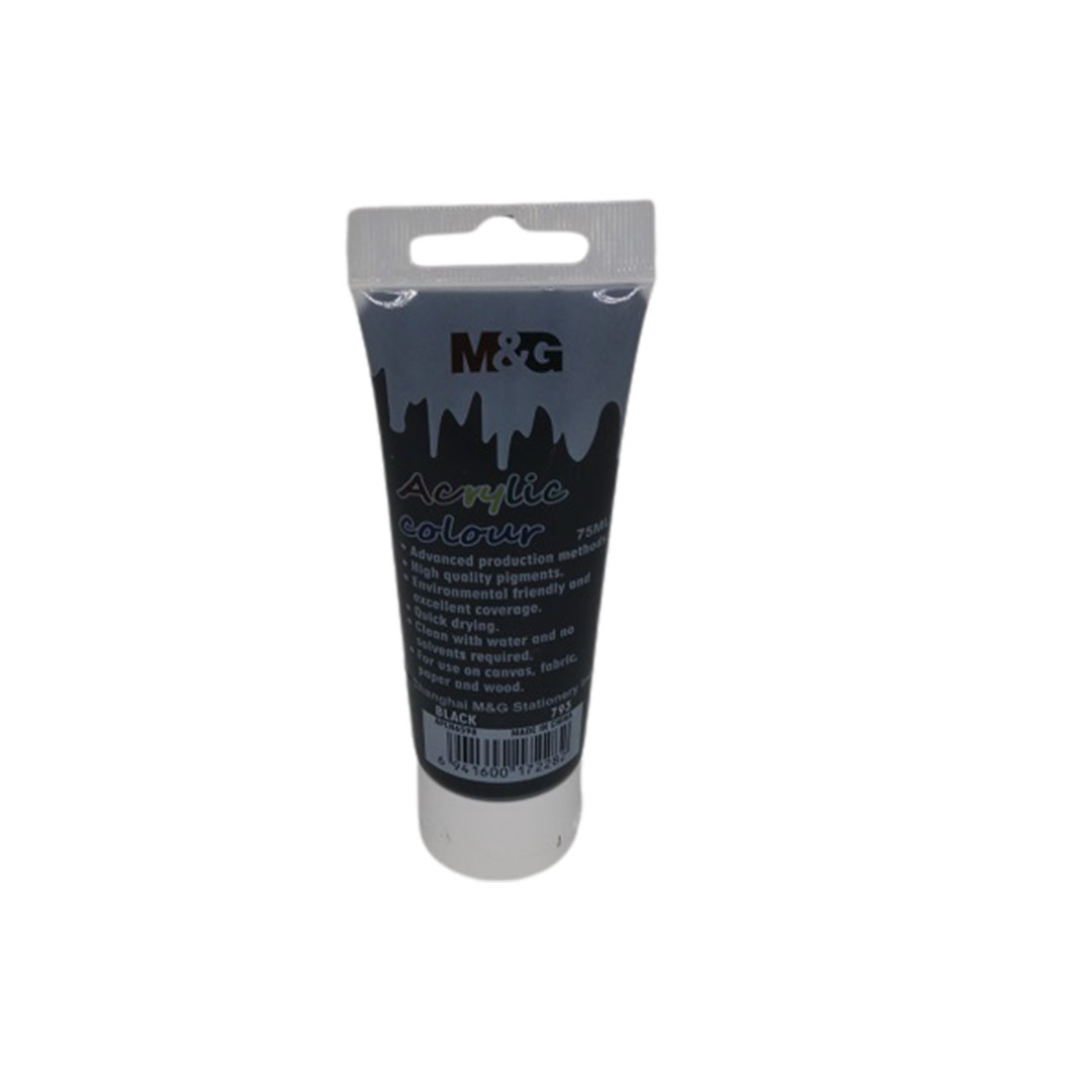 أنبوبة الوان اكريلك - أسود