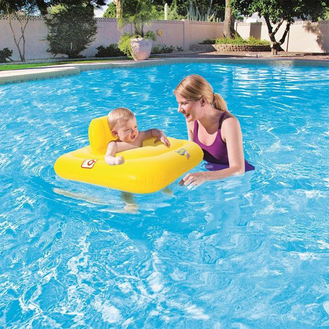 32050 عوامة مقعد للأطفال قابلة للنفخ - أصفر