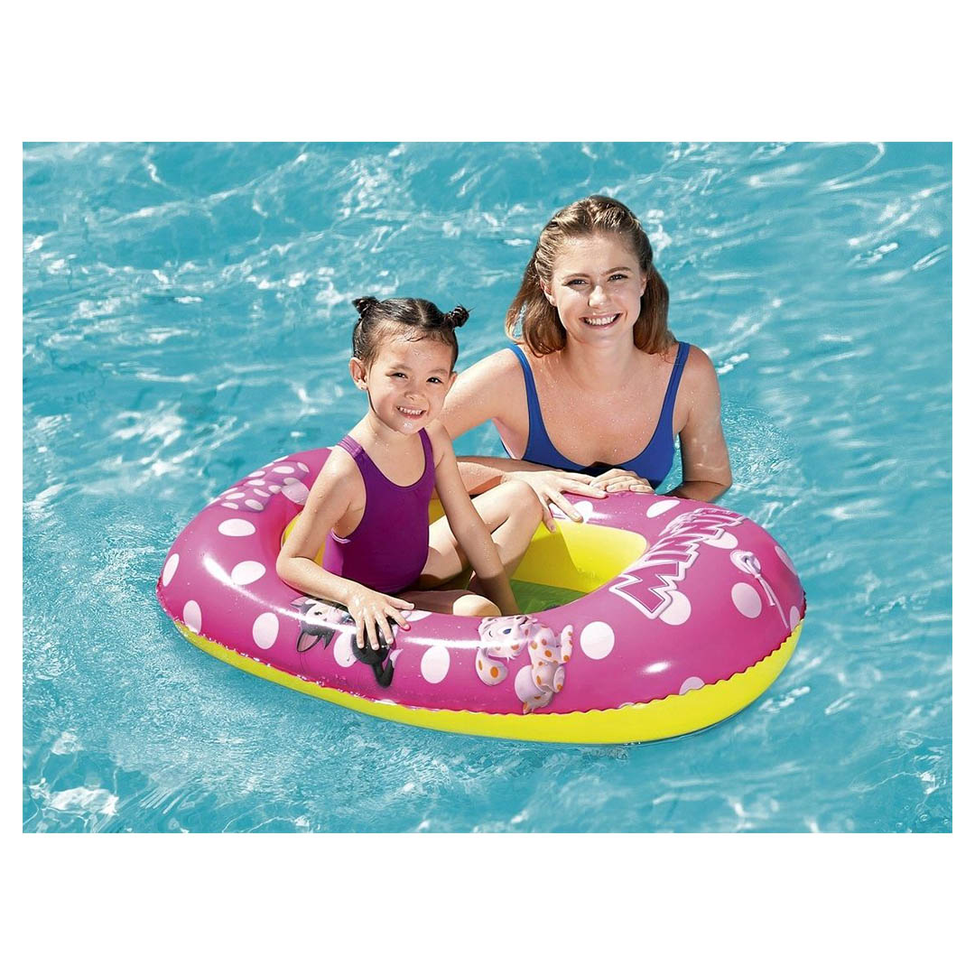 91083 عوامة سباحة قابلة للنفخ - بينك/أصفر
