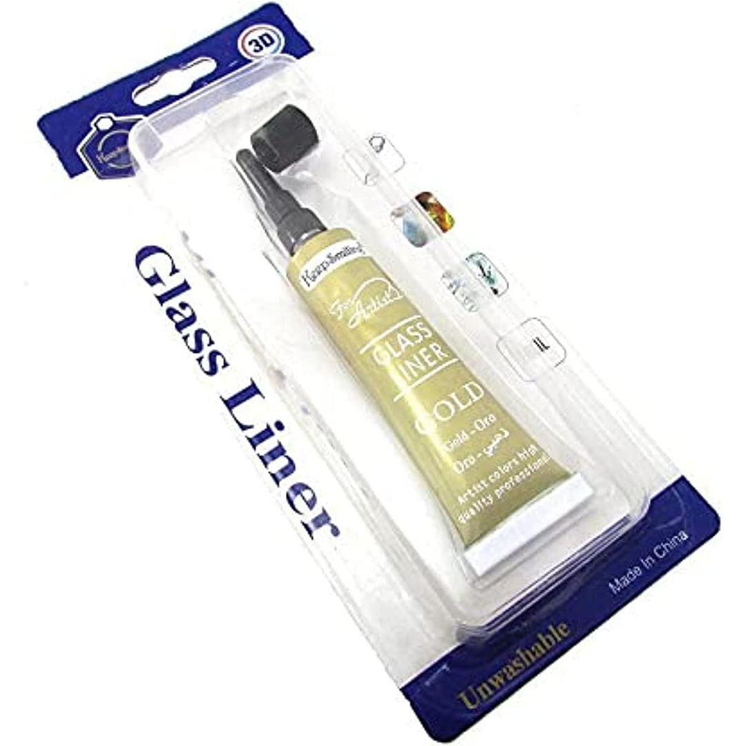 أنبوب تزيين زجاج ذهبي عالي الجودة - M83