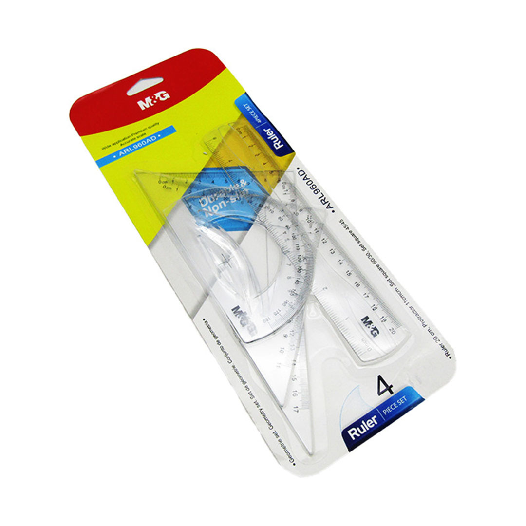 مساطر هندسية تشنقوانغ - 4 قطع