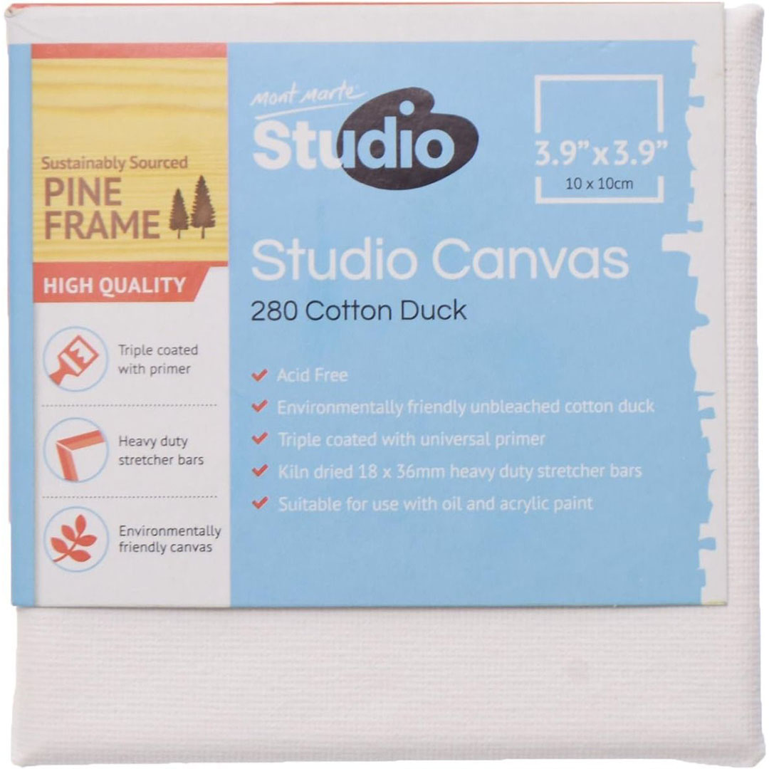 قماش قطني موون مارت للرسم - 10×10 سم