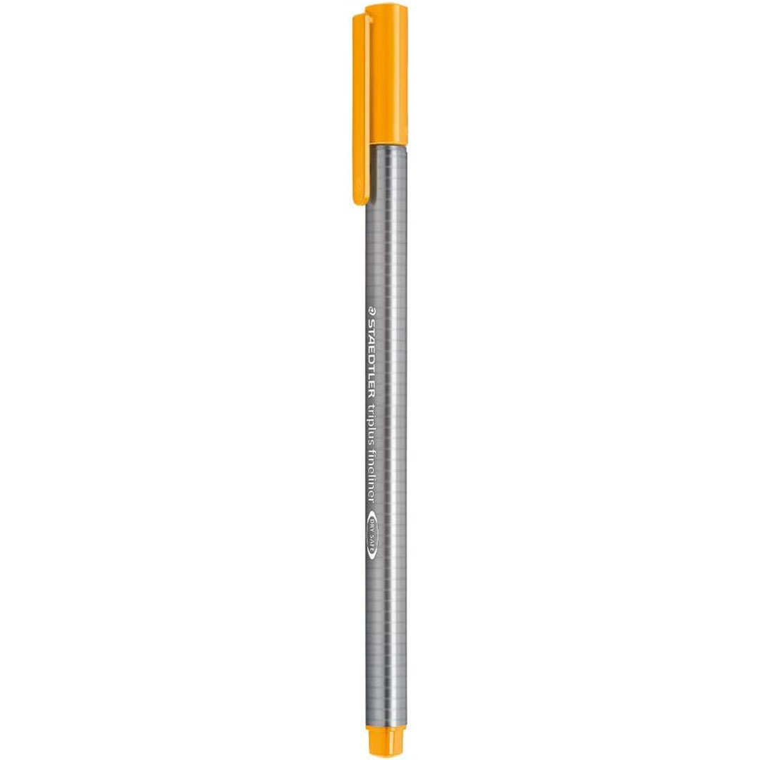 قلم حبر ستيدلر برتقالي داكن دقيق للرسم والكتابة - رقم 334-7