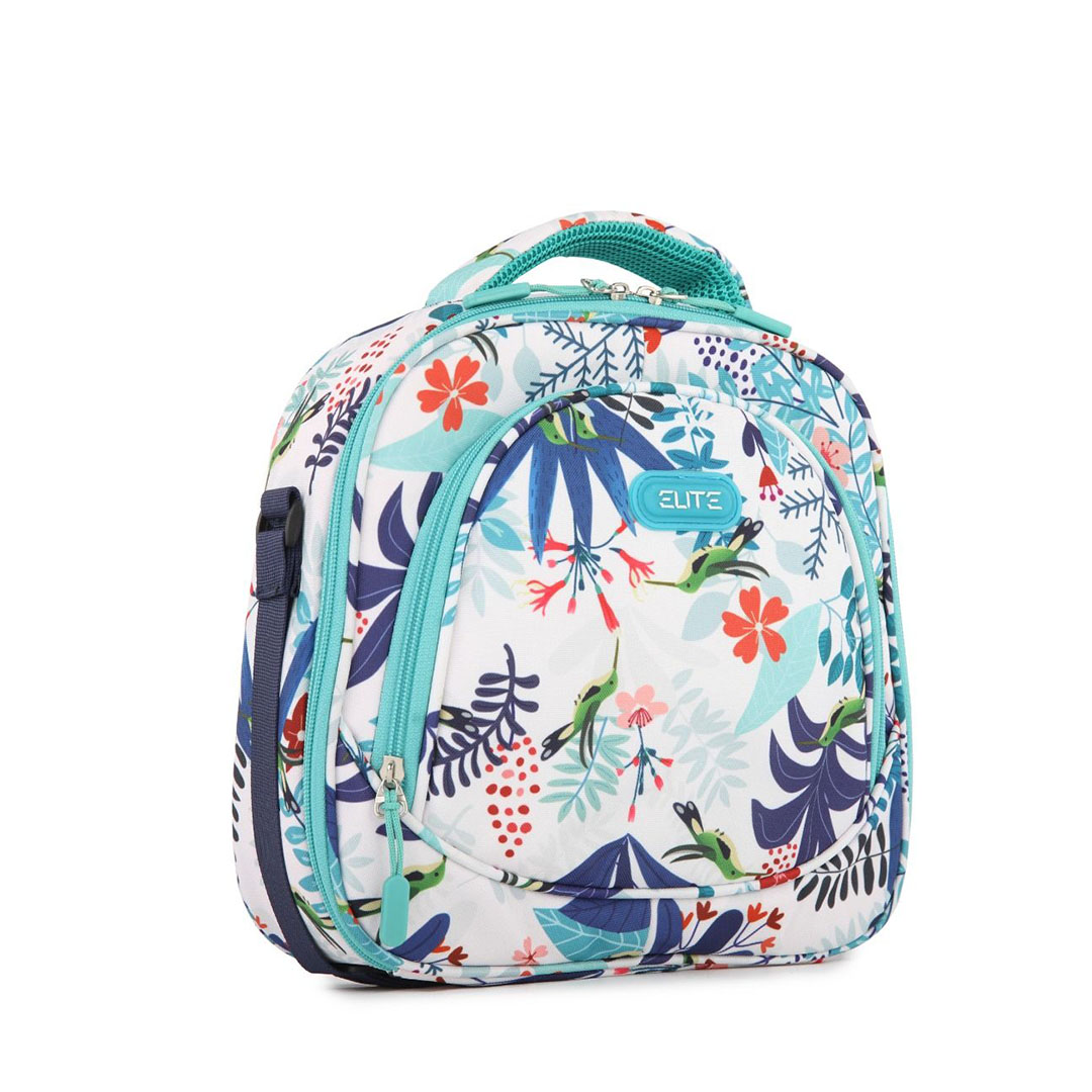 حقيبة غداء معزولة من إيليت - سعة 7 لترات مع جيبين إضافيين