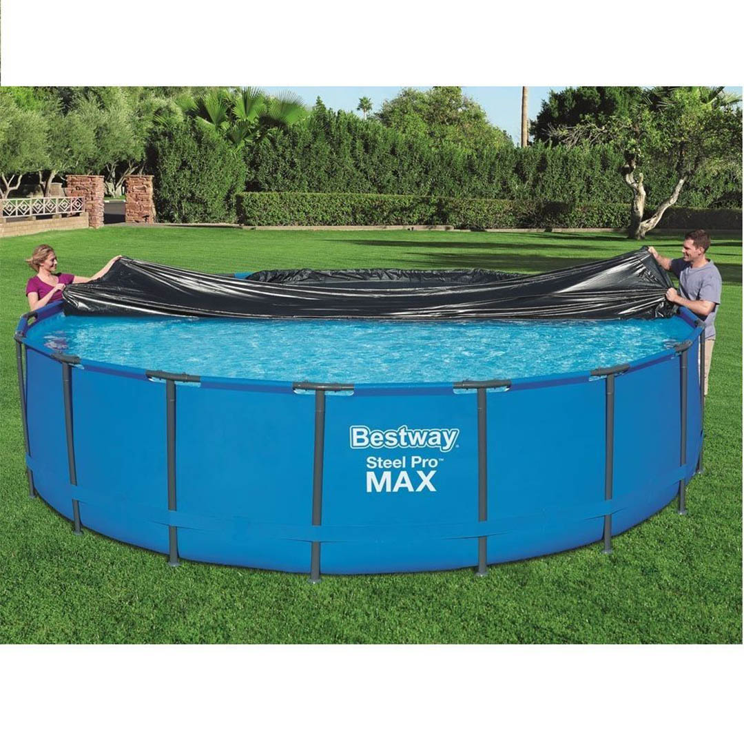 58039 غطاء حمام سباحة - 5.49 سم - أسود