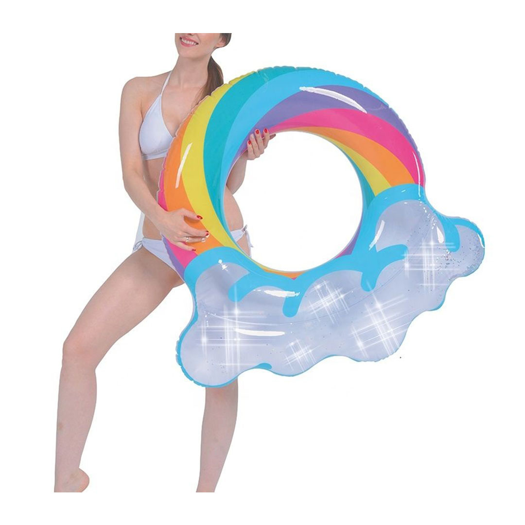 35002 عوامة للأطفال - خاتم - أبيض