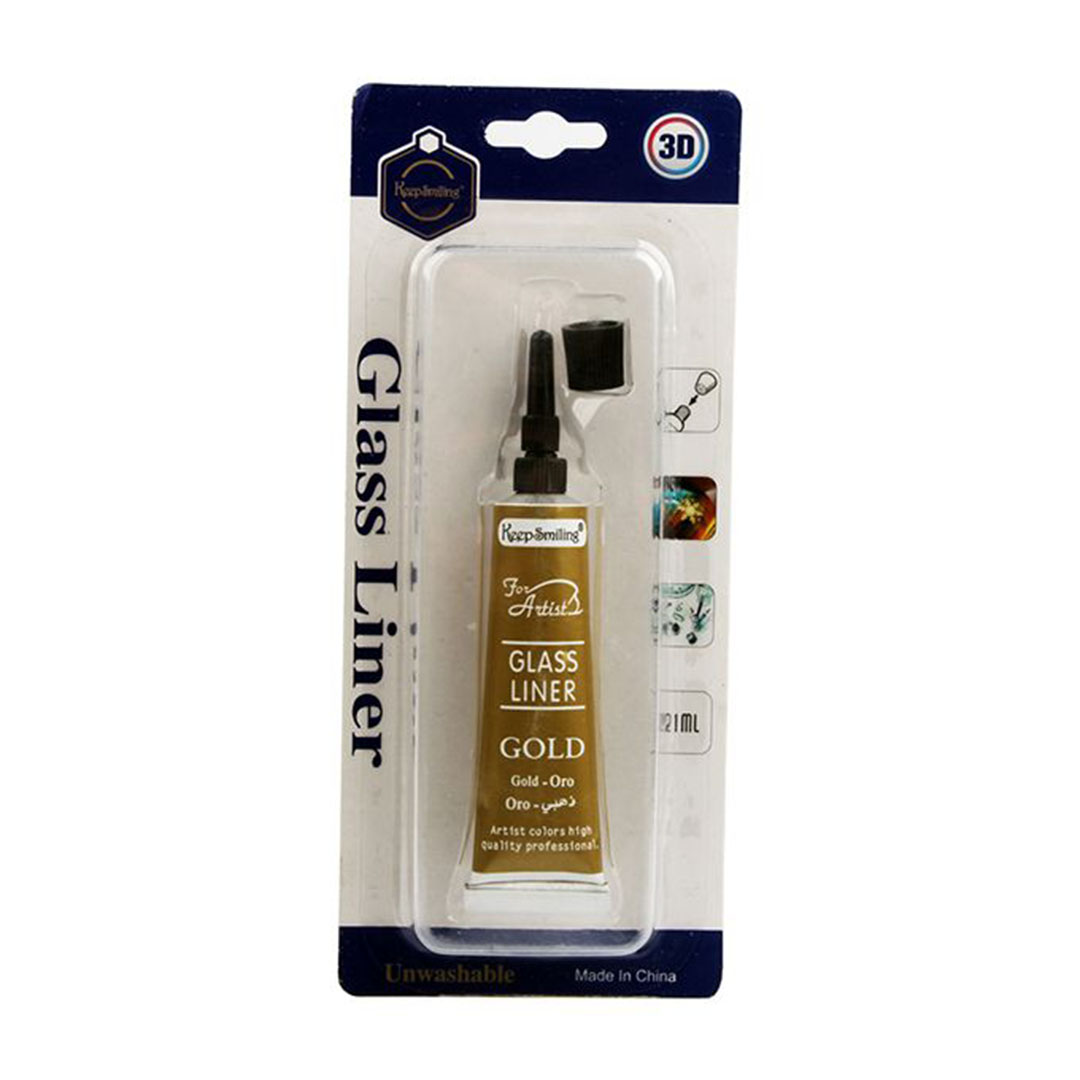 أنبوب تزيين زجاج ذهبي عالي الجودة - M83