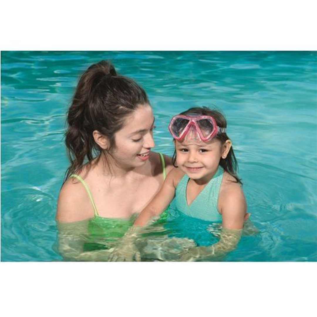 ماسك غوص للأطفال بيست واي - عدسة شفافة مضادة للضباب