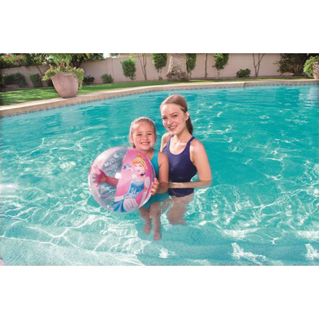 كرة شاطئ بيست واي للأطفال بتصميم أميرة - 51 سم