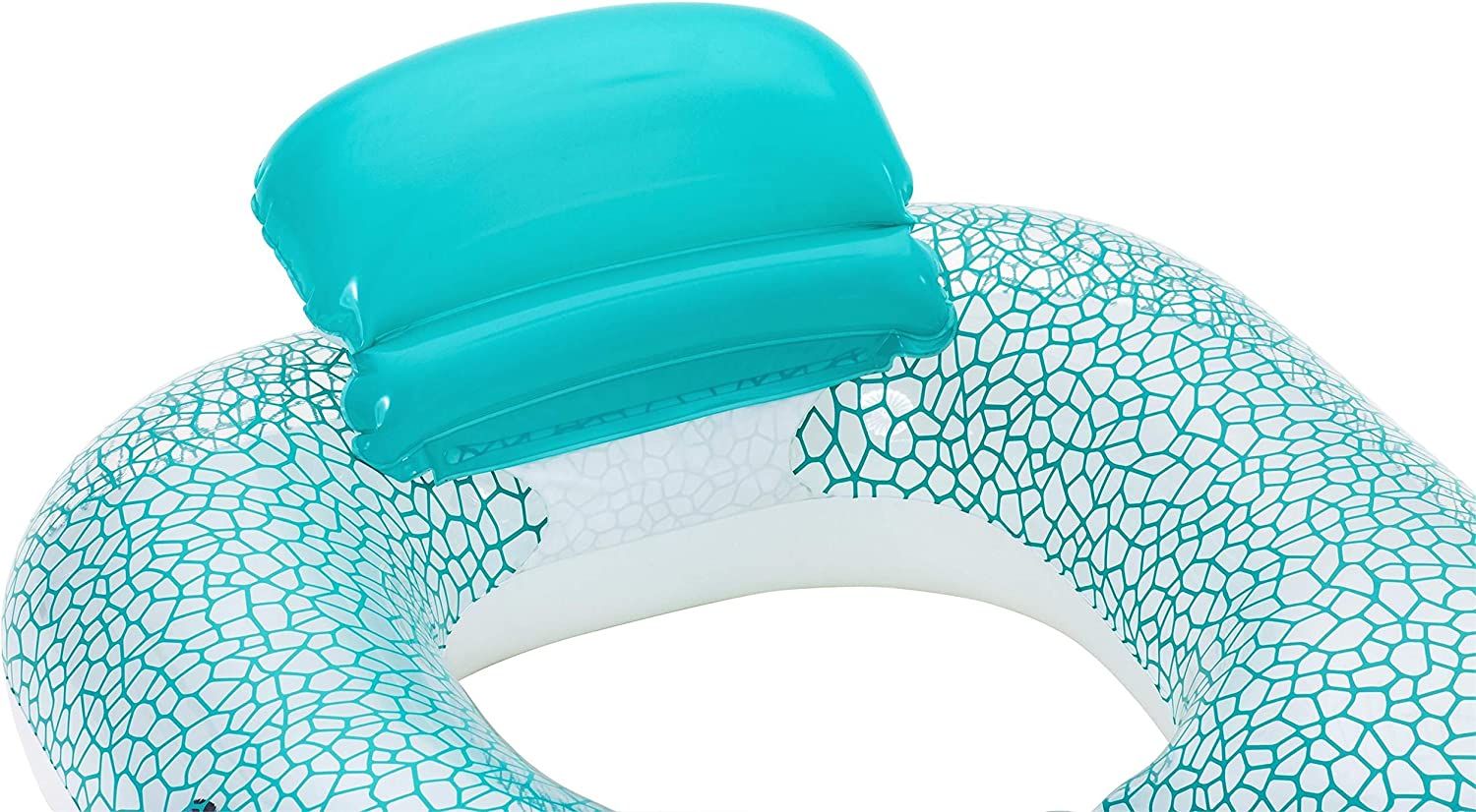 عوامة قابلة للنفخ بمخدة و حامل كوباية