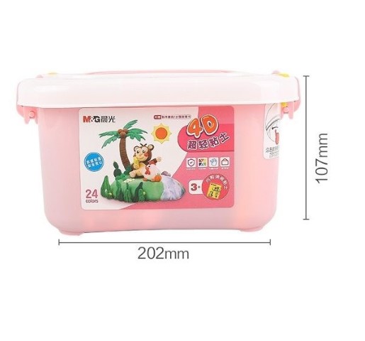 صلصال غير سام - 24 لون