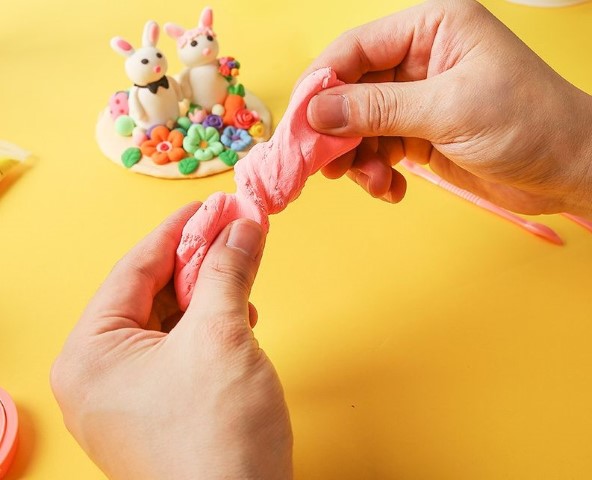 صلصال غير سام - 24 لون