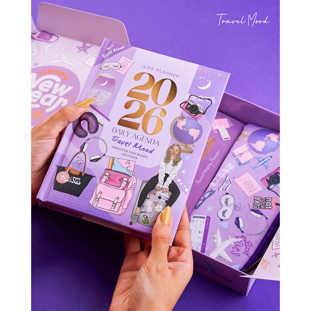 أجندة مفكرة موود السفر اليومي 2026