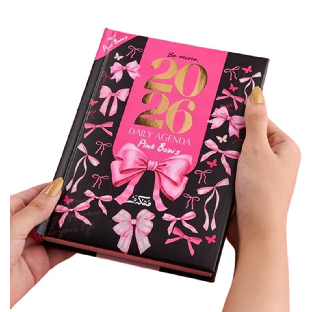 اجندة للتخطيط والتدوين اليومي لـ 2026 من مفكرة - بينك بو - A5