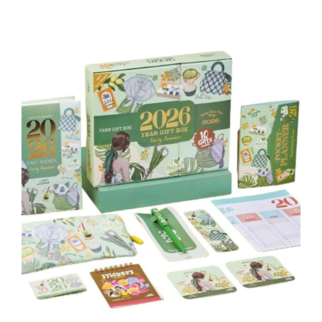 مجموعة مفكرة 2026 للتقويم والتخطيط اليومي - إيرلي سمر