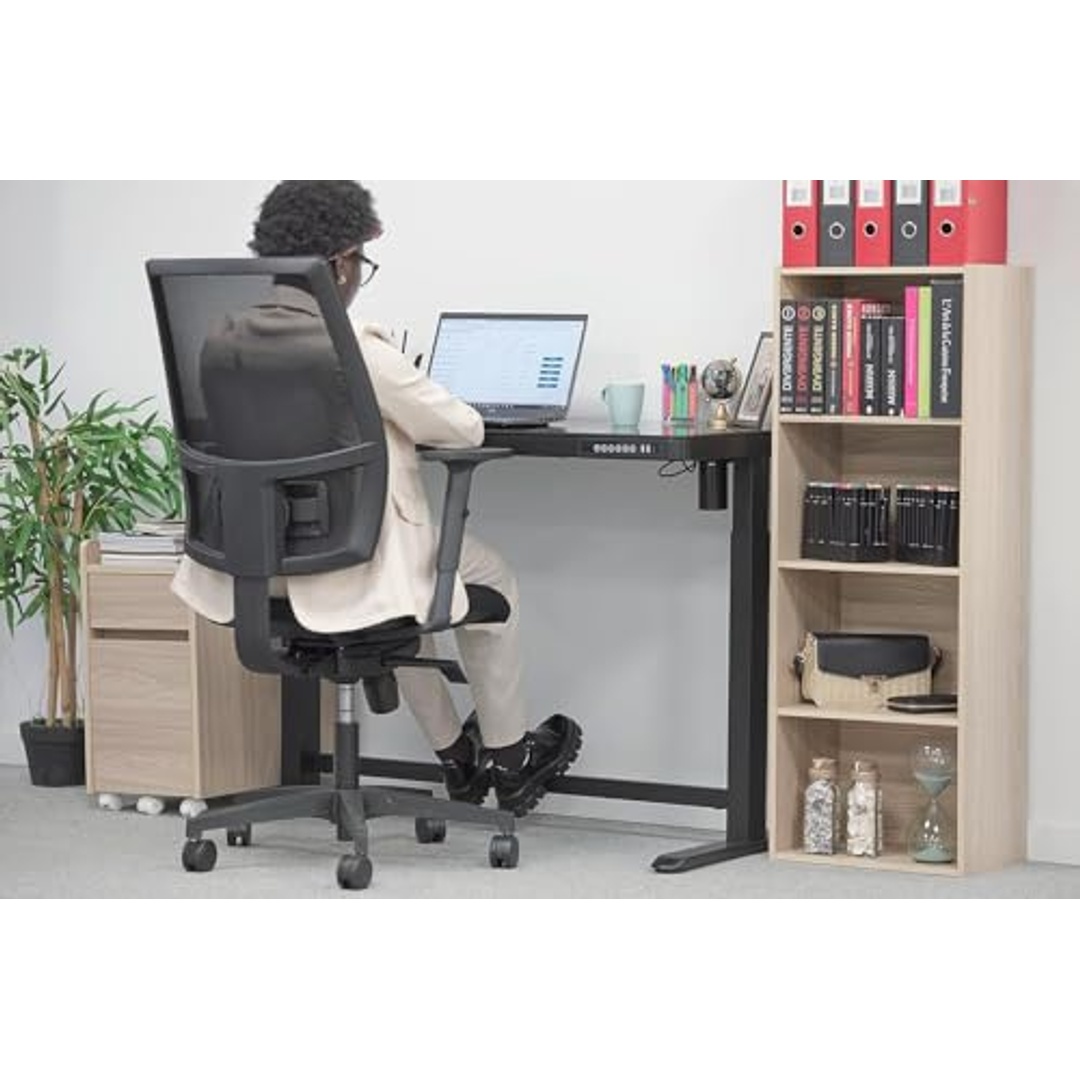 مكتبة بـ 4 رفوف - بني فاتح - 116.6×41.4×29 سم