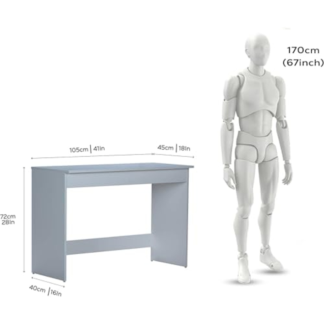 مكتب دراسة هندسي - 105×45×72 سم - أبيض