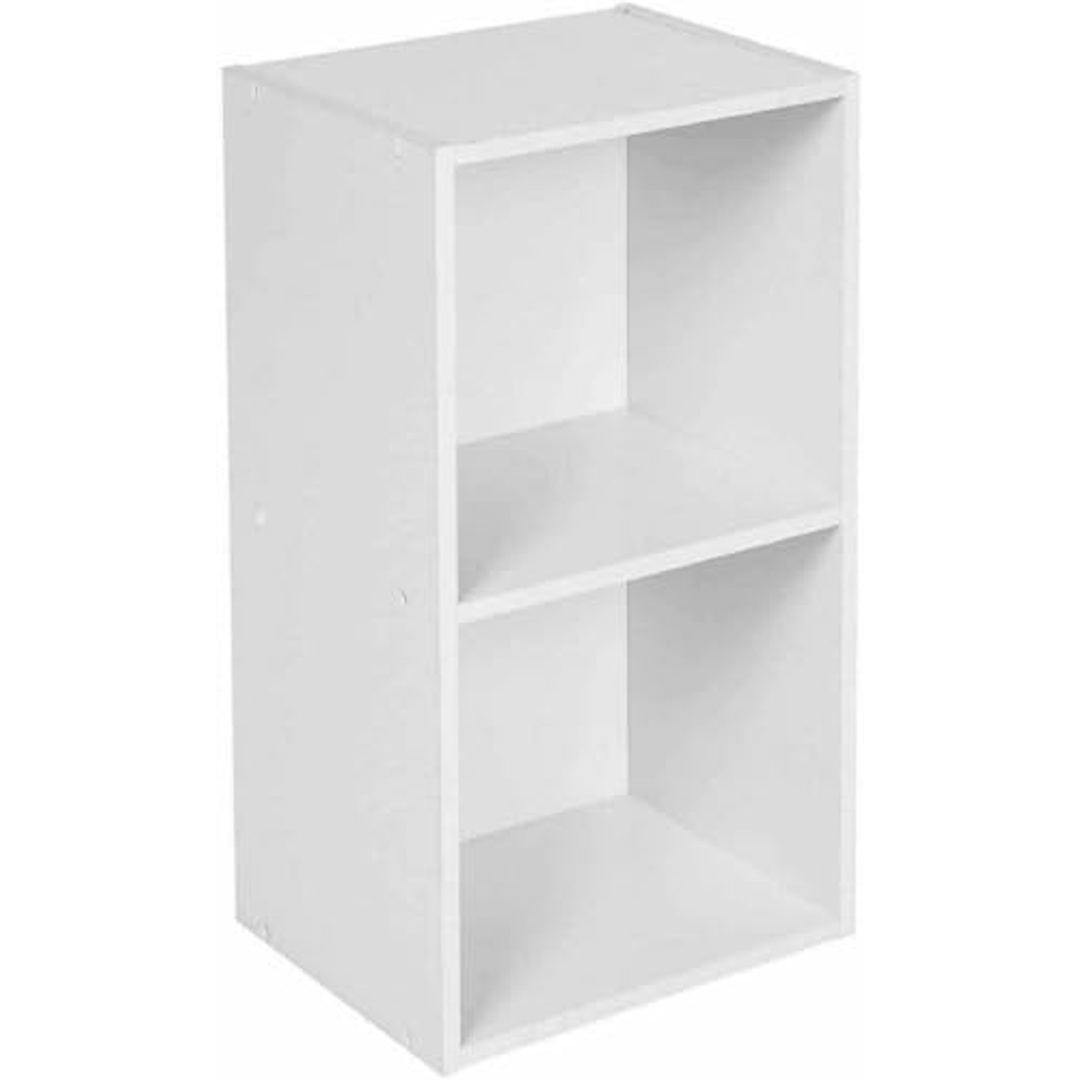 مكتبة خشبية صغيرة برفين - 56×30 سم - أبيض