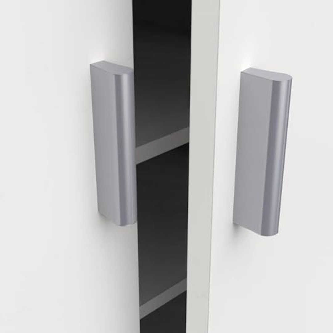 جزامة مودرن خشب - 108 × 54 × 35 سم - أبيض