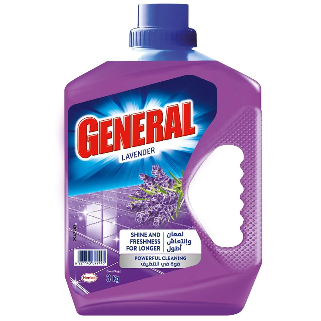 منظف لجميع الأغراض برائحة اللافندر من جنرال - 3 لتر