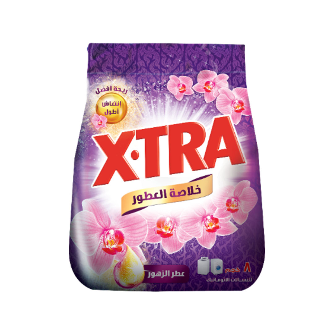 اكسترا مسحوق للغسالات الأتوماتيك - زهور - 8 ك