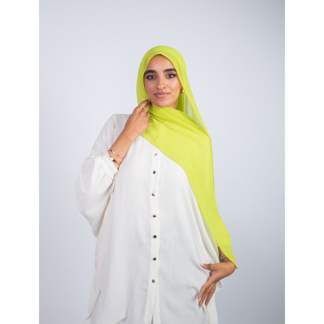 طرحه شيفون ساده من سترة - كيوي