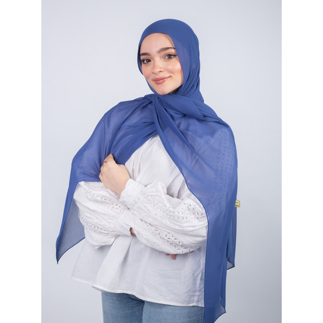 طرحه شيفون ساده من سترة - بترولي