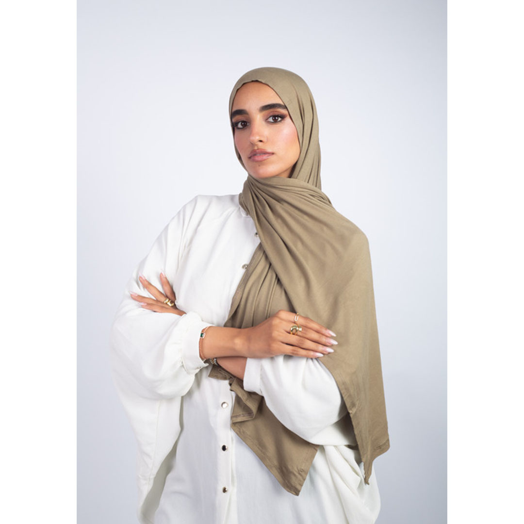 100% طرحة جل سادة قطن من سترة - كافي