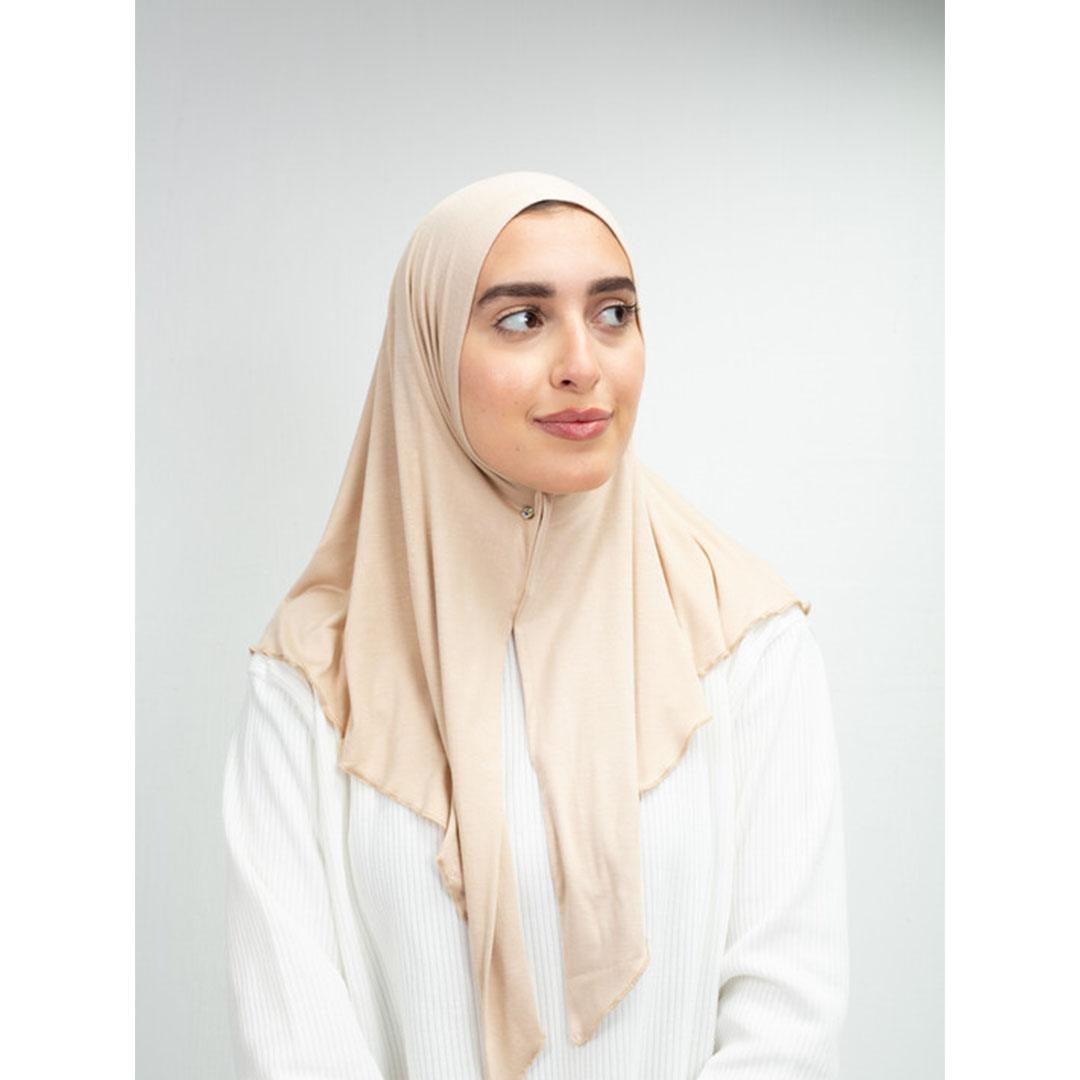 سكارف قطن من سترة - بيج