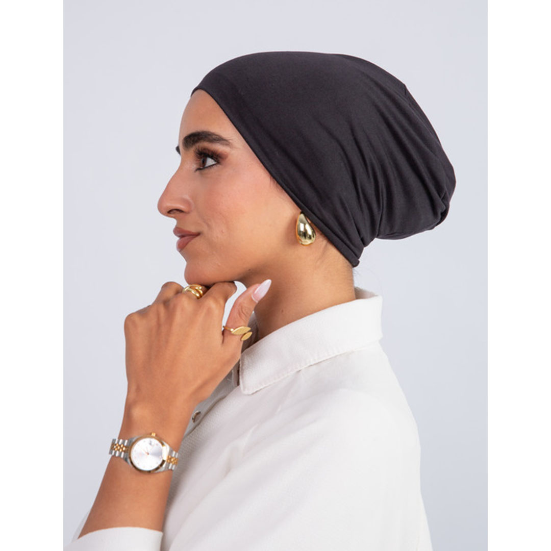 بونيه بدون خياطة من سترة - أسود