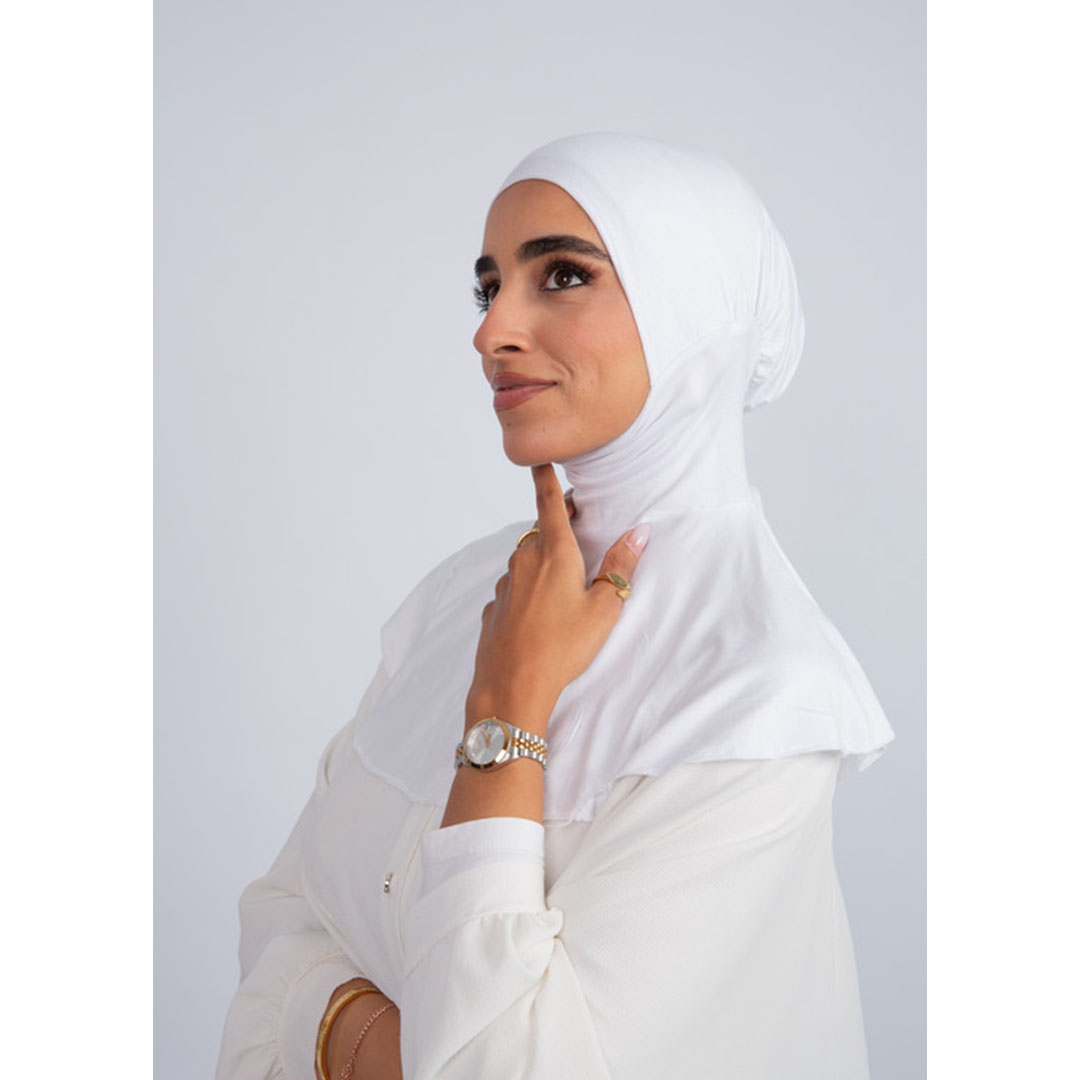 تلبيسة تركي( النينجا) من سترة - أبيض