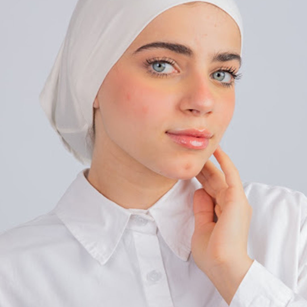 بندانة سوري مفتوحة من سترة - أوف وايت