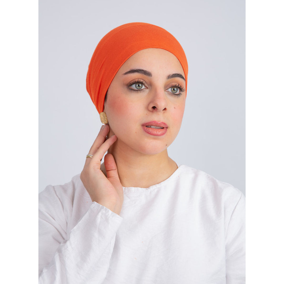 بندانة سوري مقفولة من سترة - برتقالي