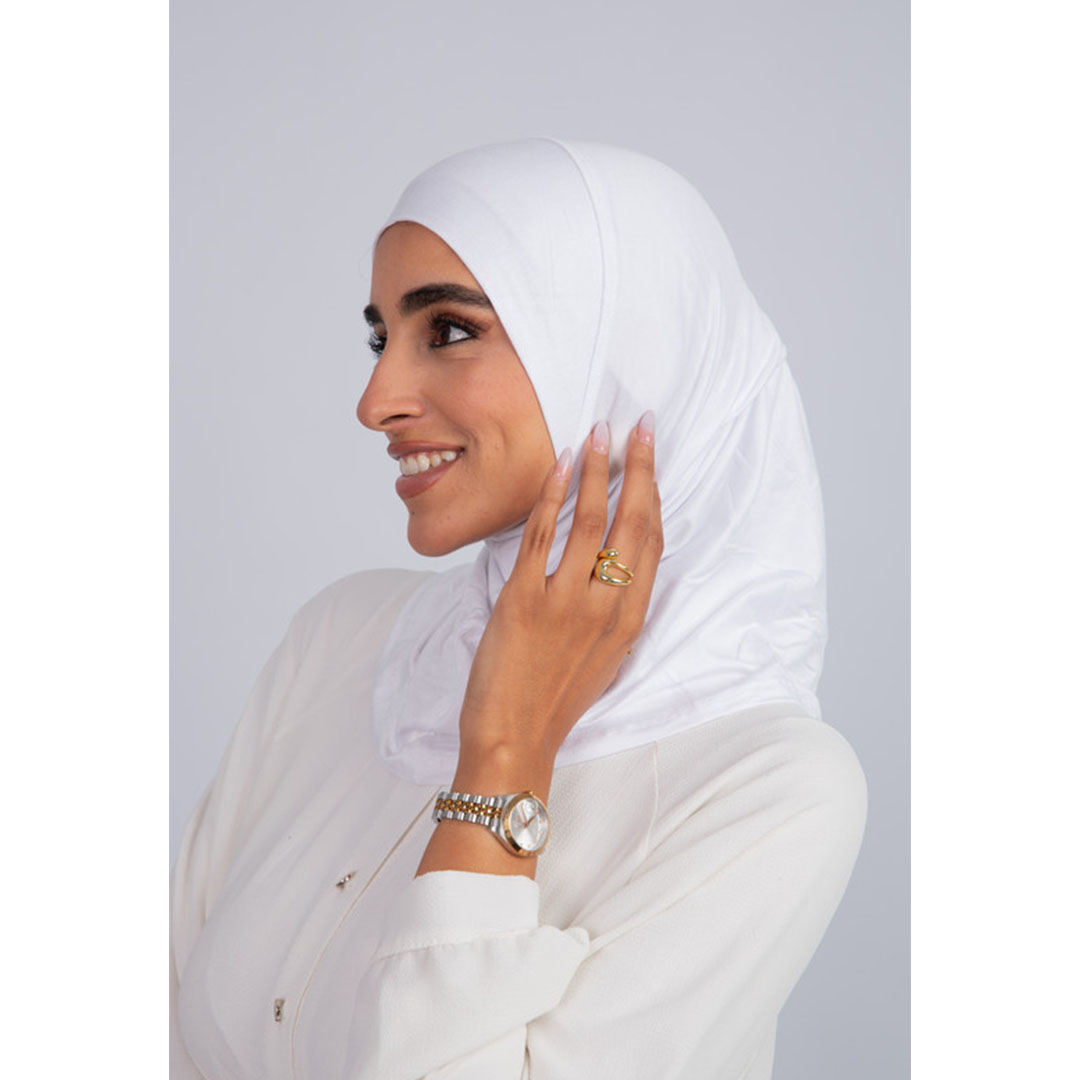 تلبيسة قطعة واحدة من سترة - أبيض