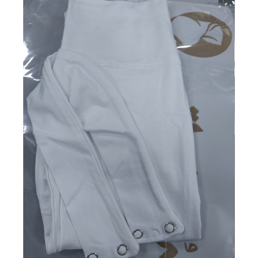 كاب بكليبس ( طباقية) من سترة - أبيض