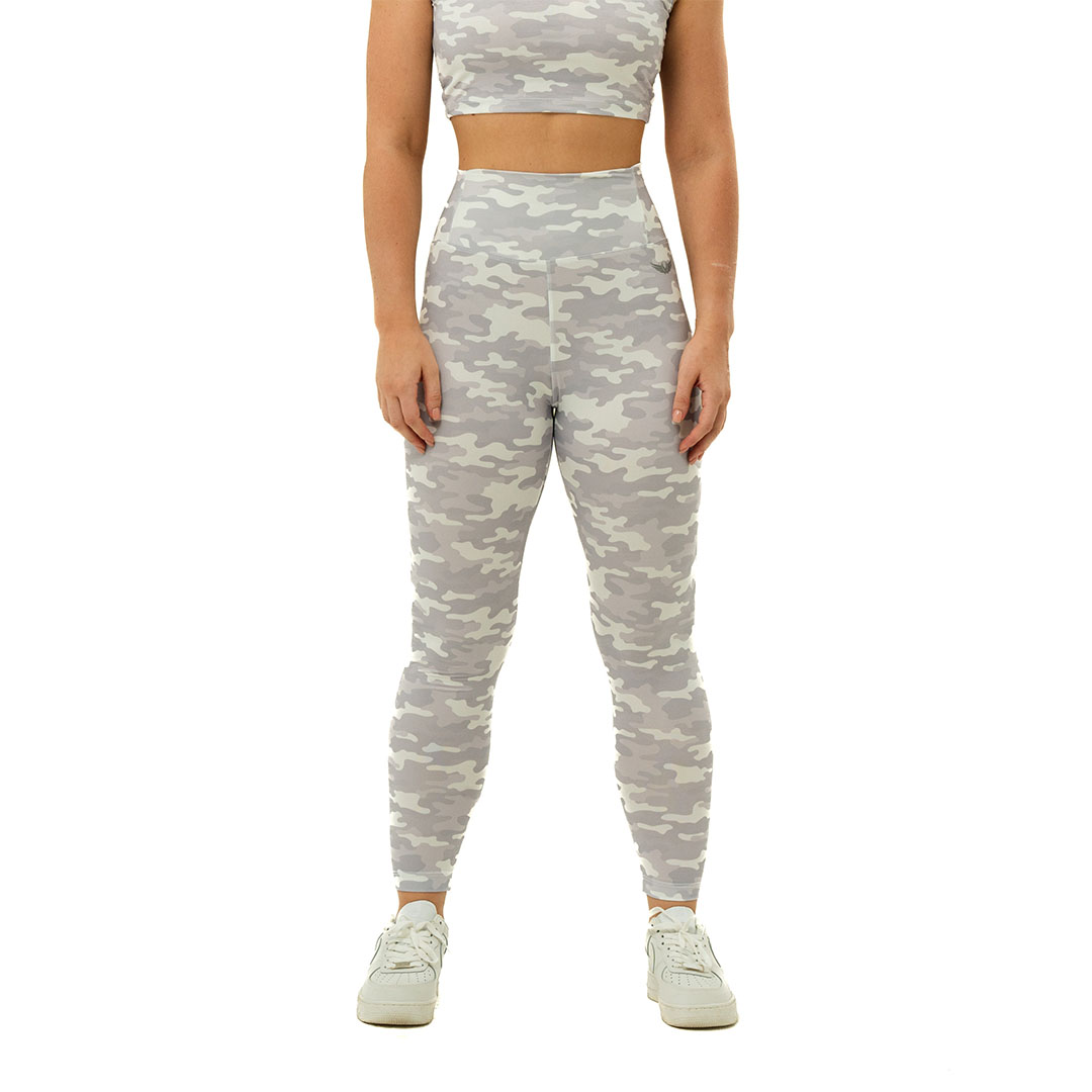 بنطلون ليجين أرمي رياضي حريمي - رمادي