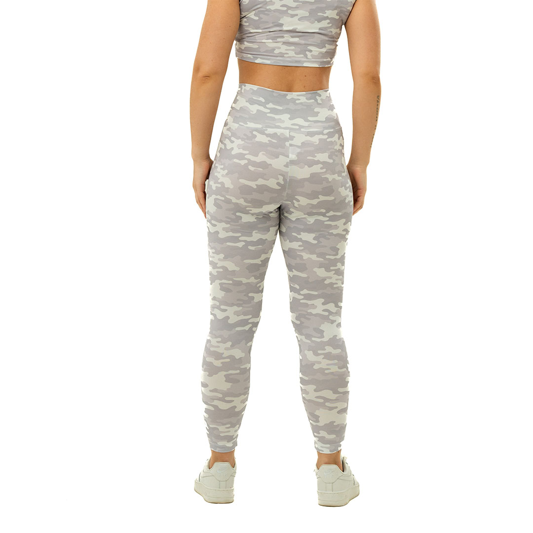 بنطلون ليجين أرمي رياضي حريمي - رمادي